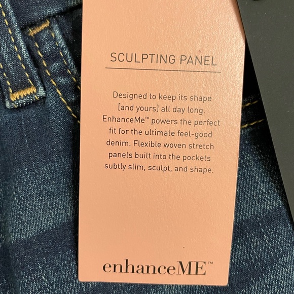 NWT Jen7 by 7 for All Mankind stretch shorts raw hem women’s size 6 Dark Blue - Picture 3 of 10